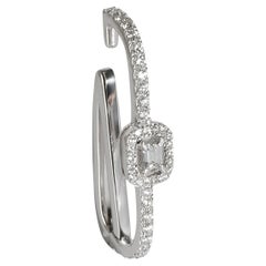 Messika My Twin Orecchino singolo in oro bianco 18 carati 0,35 CTW