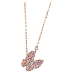 Van Cleef & Arpels Pendentif deux papillons en saphir