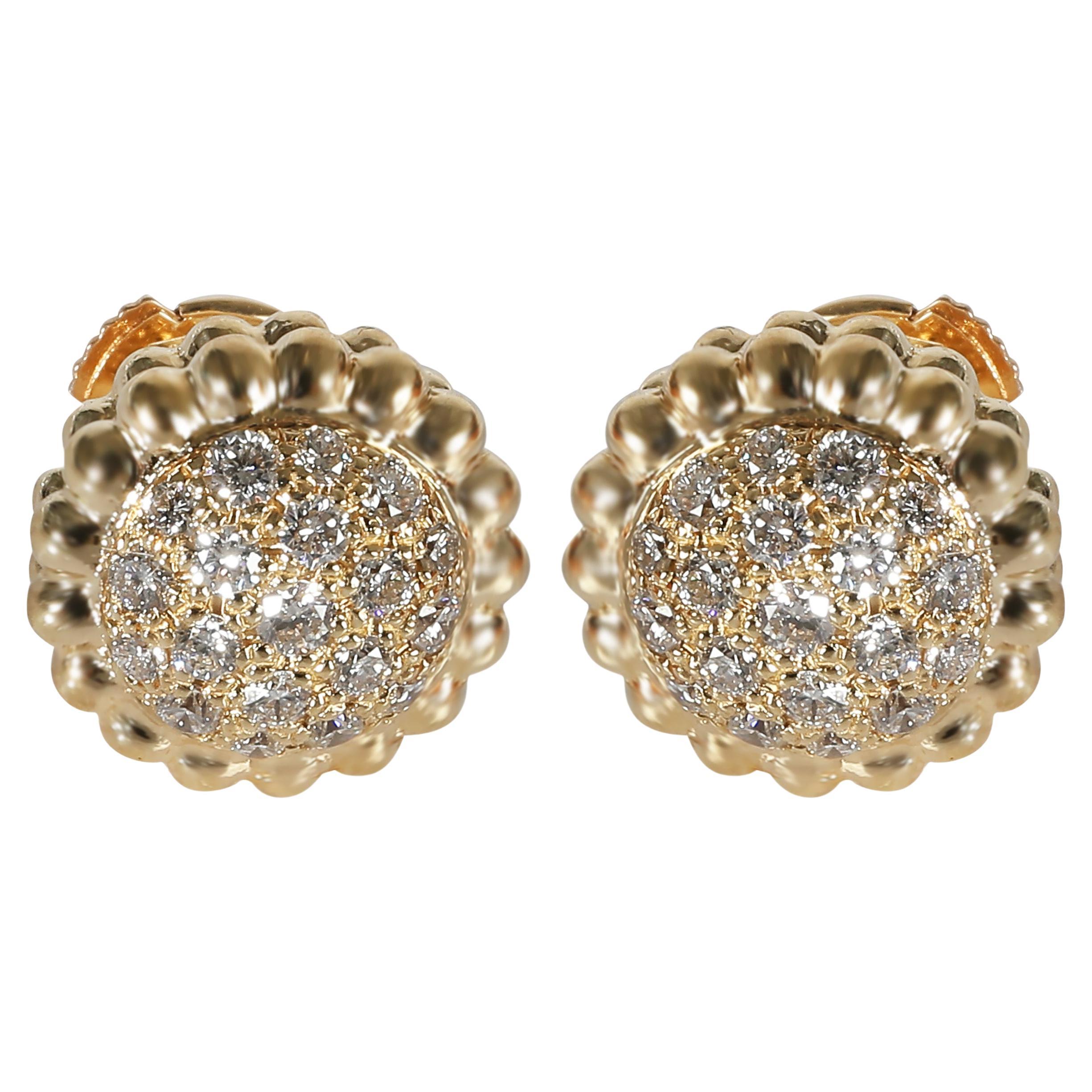 Orecchini Van Cleef
Arpels Perlee in oro giallo 18 carati 0,69 CTW