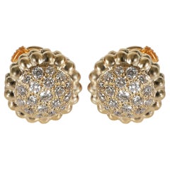 Orecchini Van Cleef & Arpels Perlee in oro giallo 18 carati 0,69 CTW