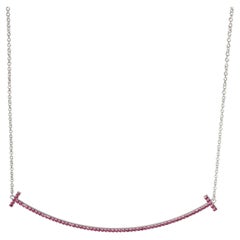 Tiffany & Co. Collana Tiffany T Ruby Smile in oro bianco 18 ct.