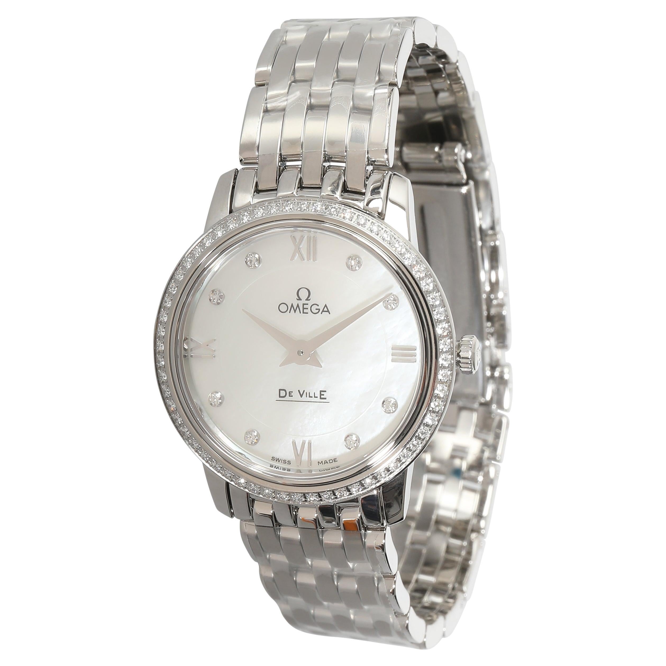 Omega DeVille Prestige 424.15.27.60.55.001 Women's Watch in  Stainless Steel