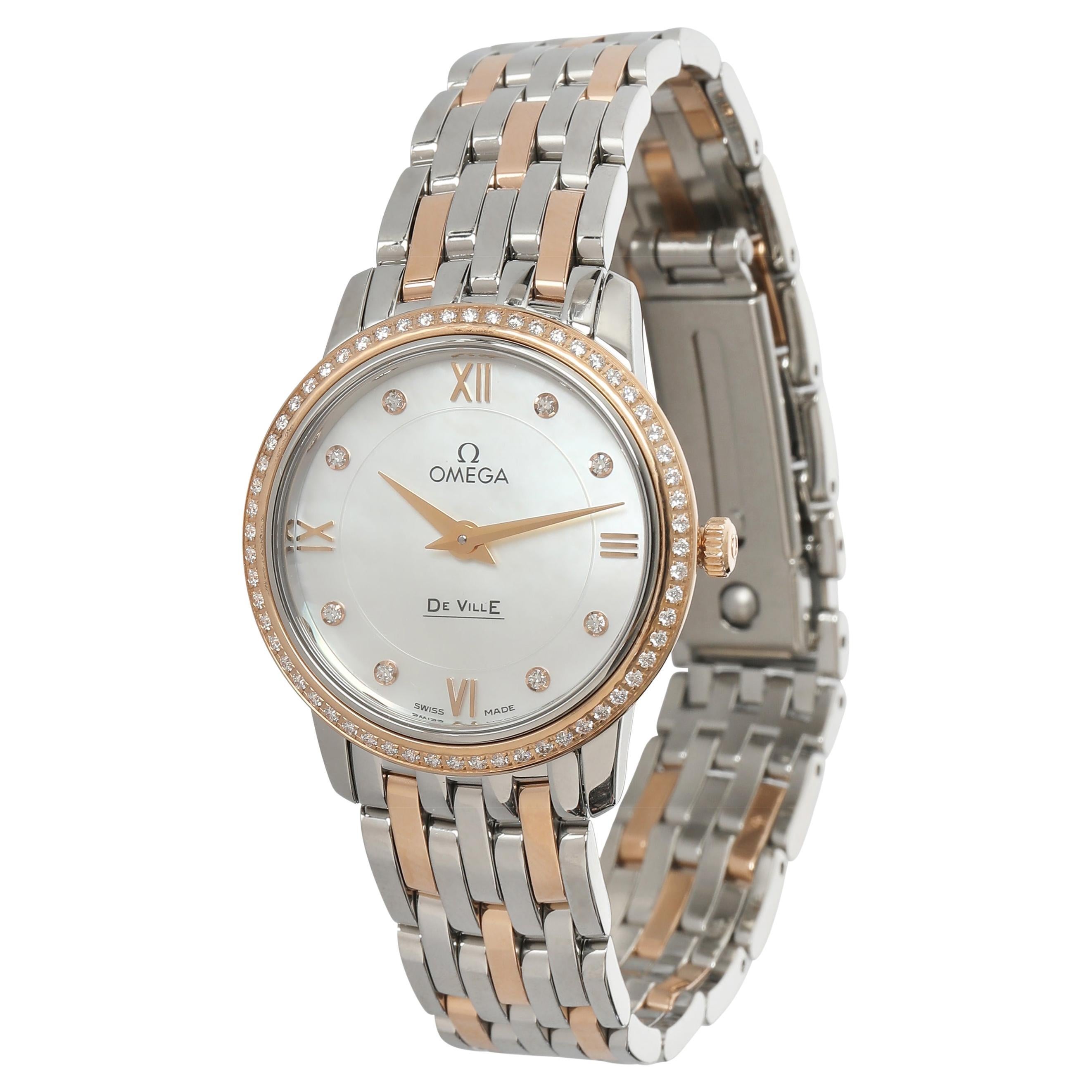 Omega DeVille Prestige 424.25.27.60.55.002 Women's Watch in 18kt Stainless Steel
