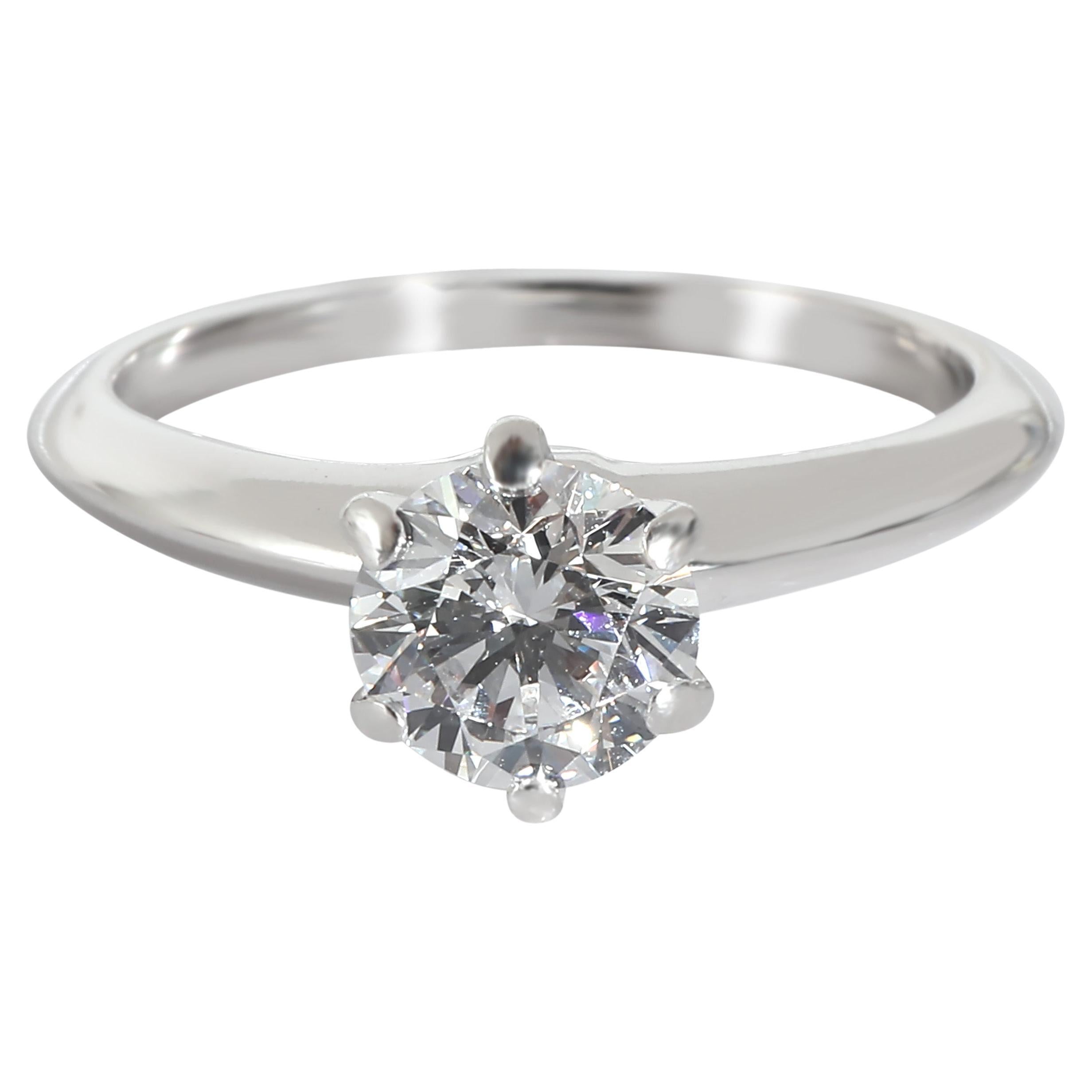 Tiffany
Co. Bague de fiançailles en platine D IF 1,05 carat