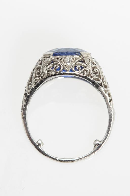 Antique Burma Sapphire Diamond Ring at 1stDibs | antique sapphire ring ...