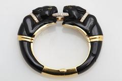 Onyx Diamond Panther Bracelet