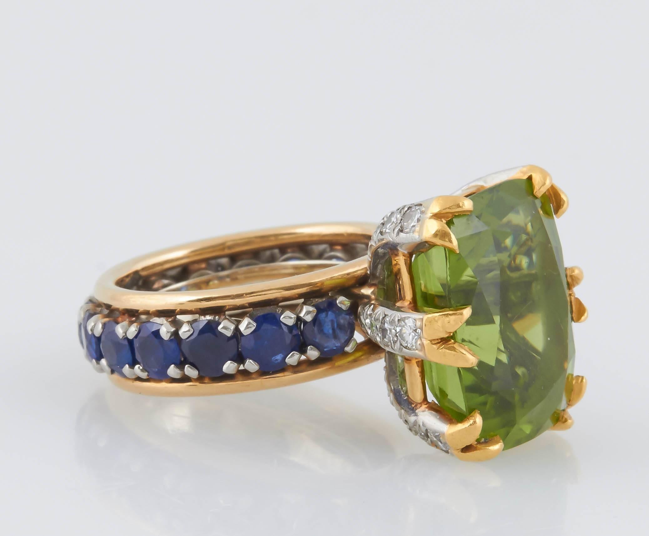 tiffany peridot ring