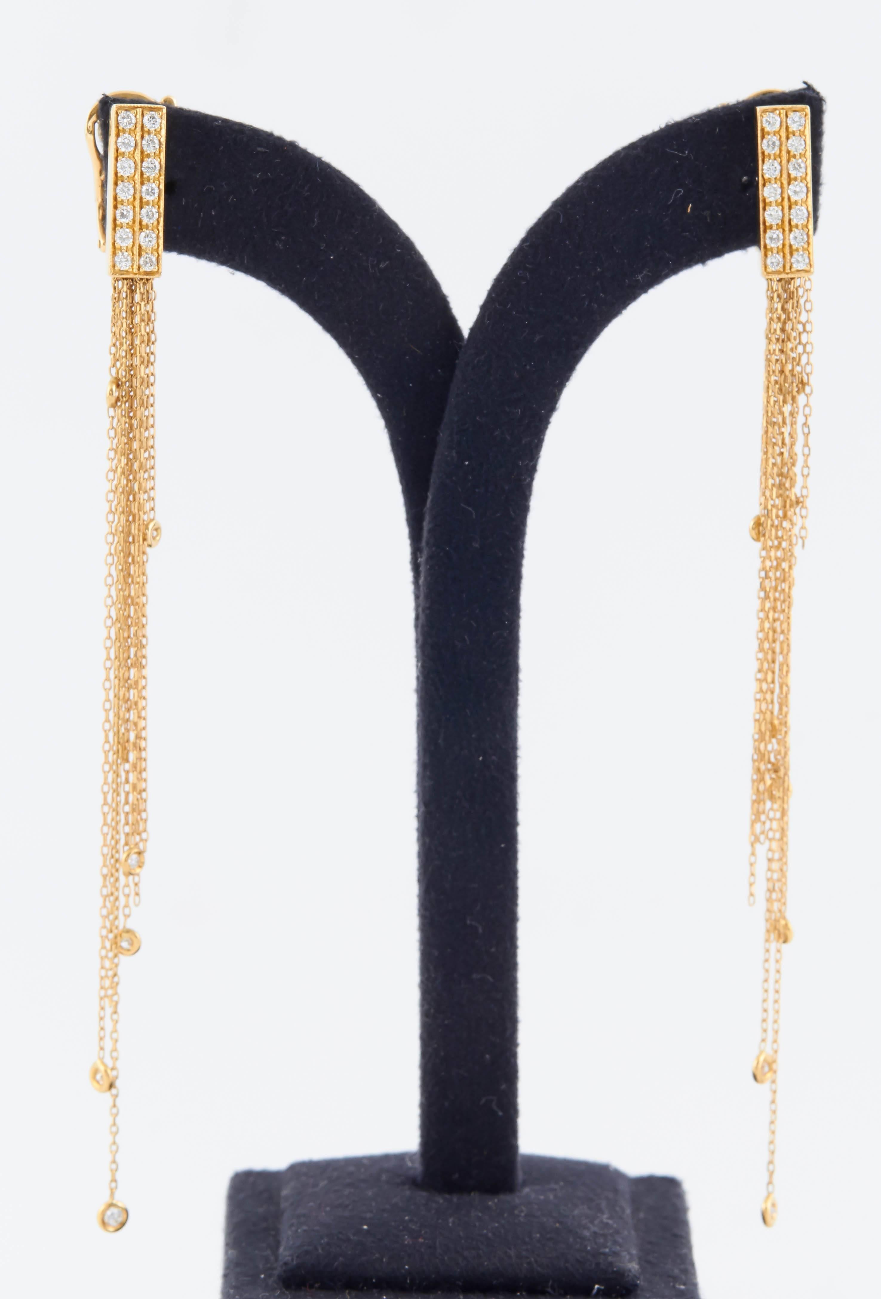 Boucheron Delilah Mesh Gold Scarf Necklace Bracelet & Earrings Set For Sale 7