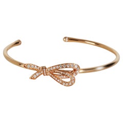 Tiffany & Co. Bow Bracelet in 18k Rose Gold 0.82 CTW