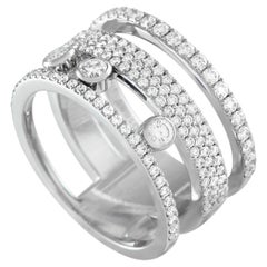 Messika Move Romaine 18K White Gold 1.0ct Diamond Ring