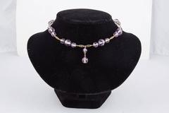 Edwardian Amethyst and Gold Necklace, circa 1920