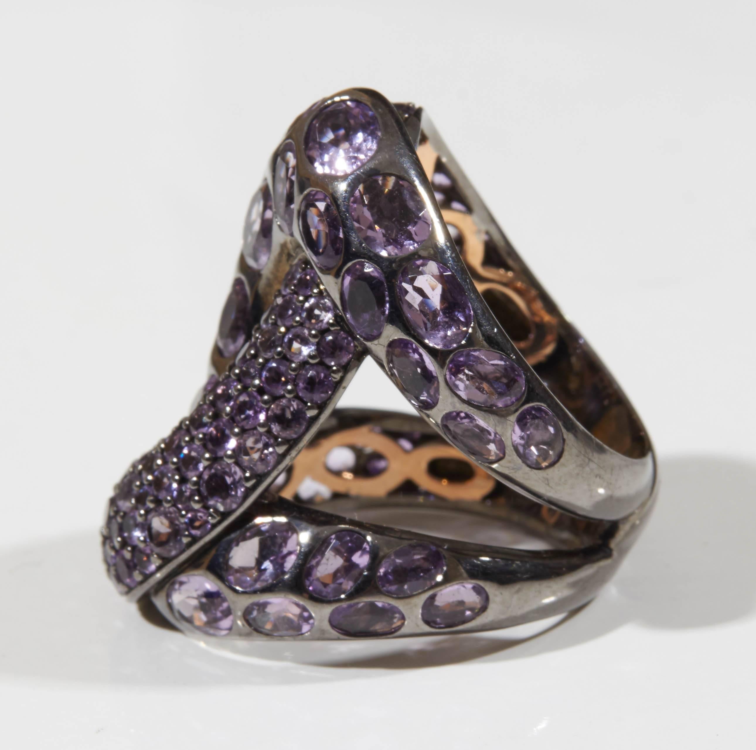 Amethyst Knot Ring For Sale 1