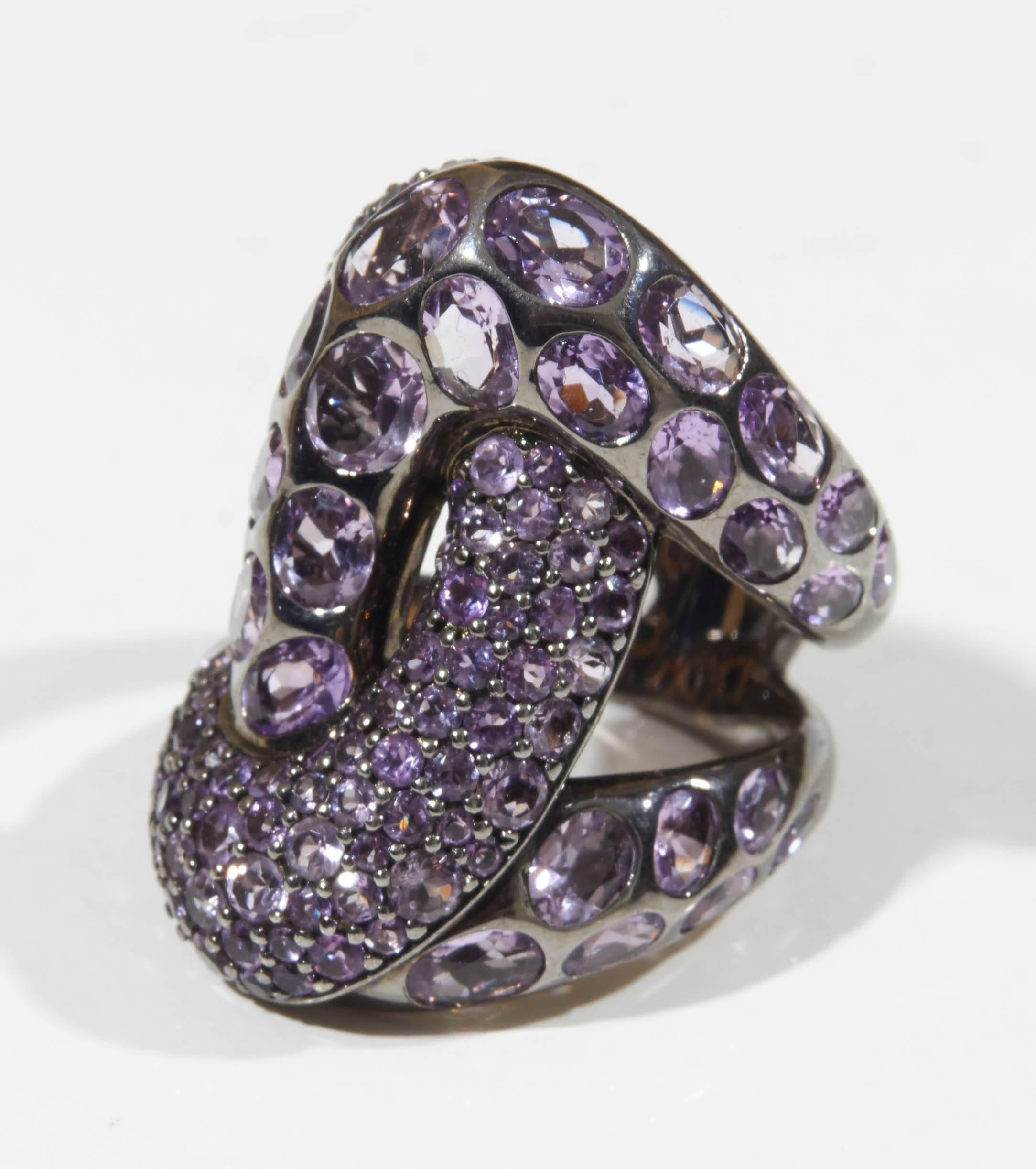 Amethyst Knot Ring For Sale 2