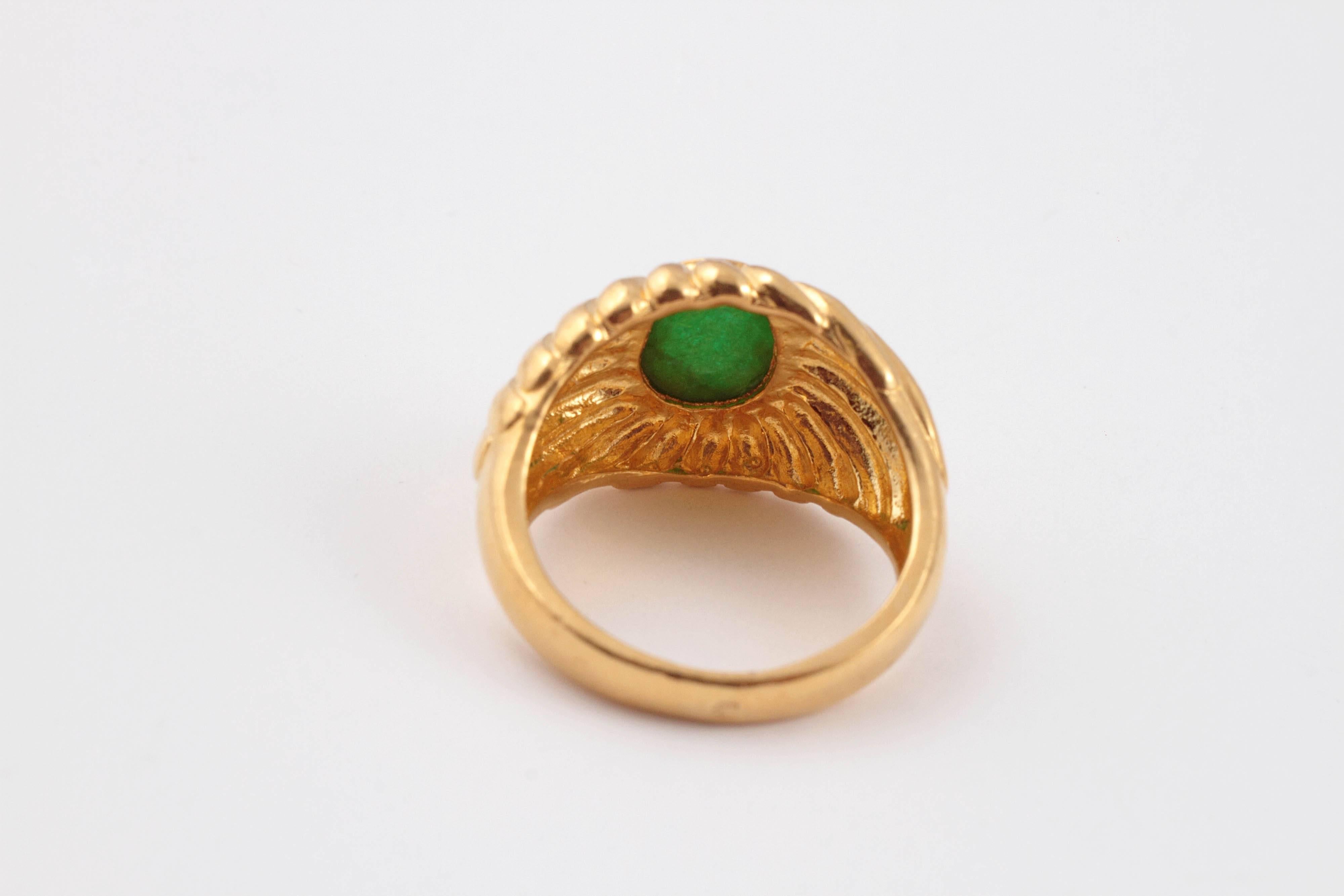Jade Gold Ring 3