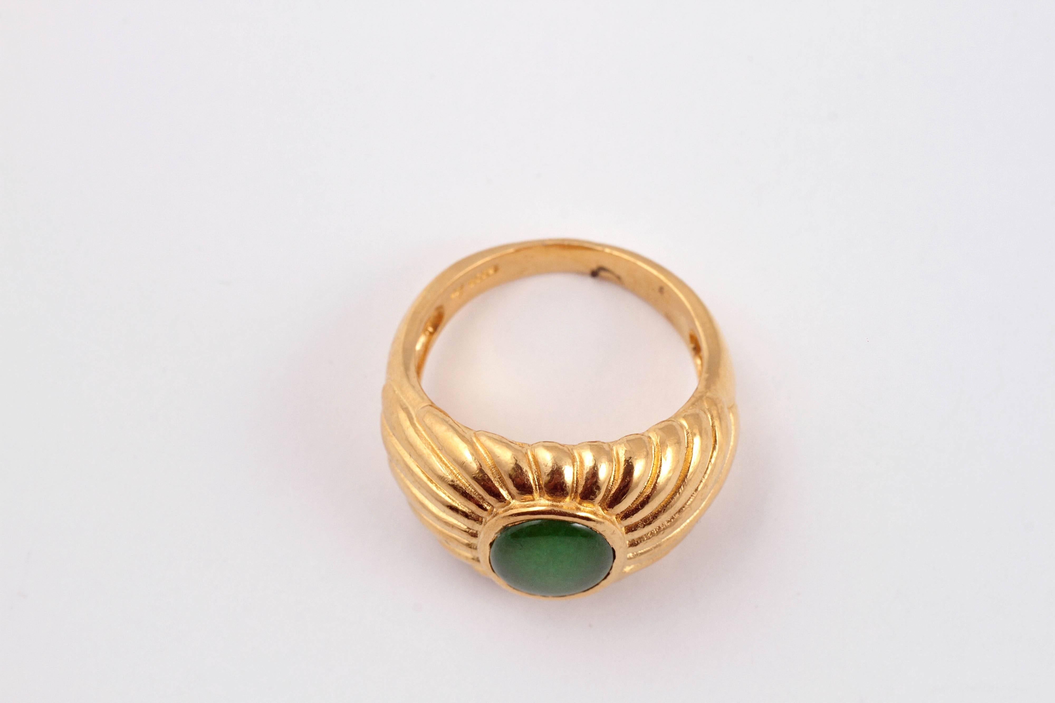 Jade Gold Ring 4