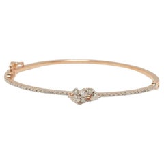 Marquise Cluster Natural Diamond Bracelet in 14k Solid Gold (Certified)
