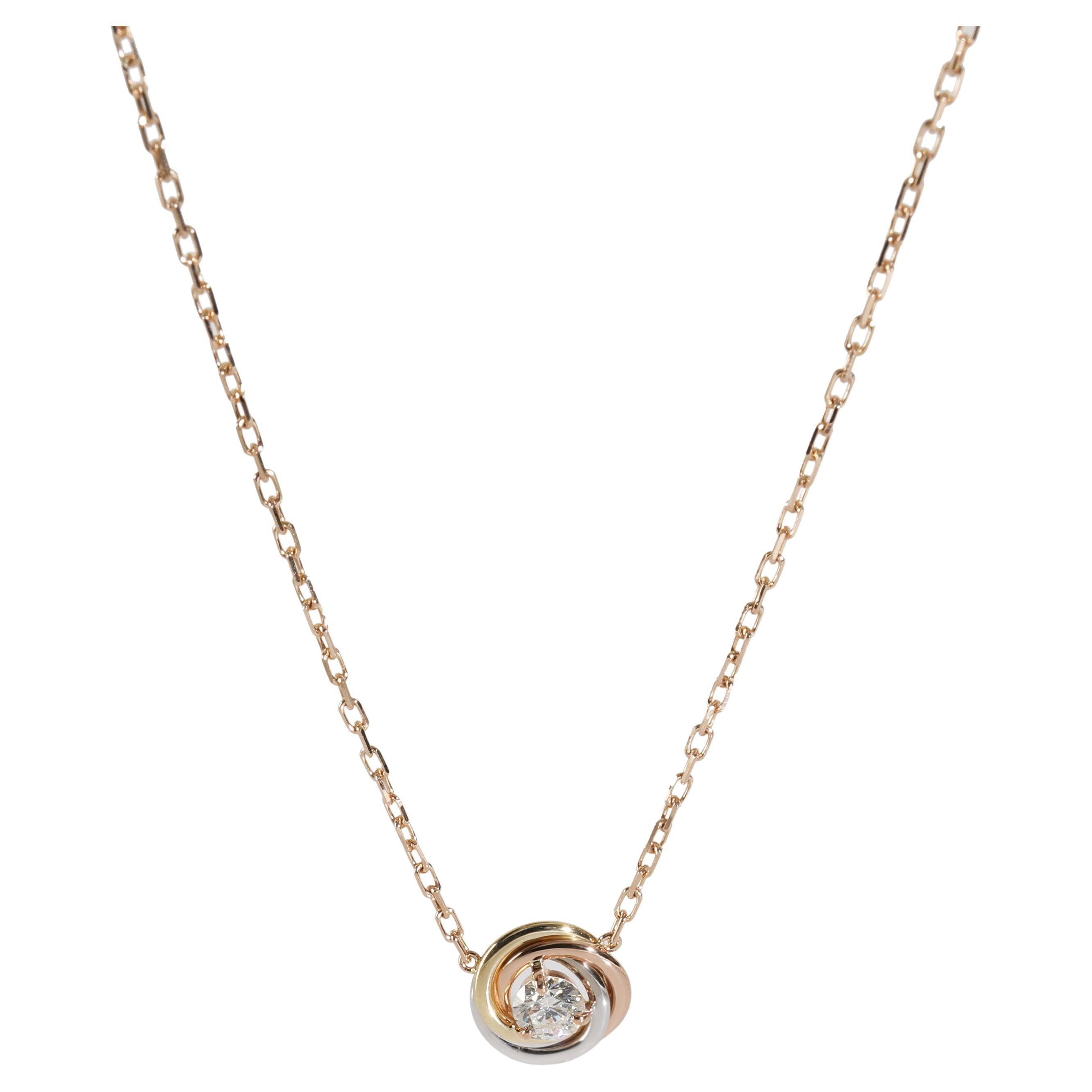 Cartier Trinity Pendant, 1 Diamond