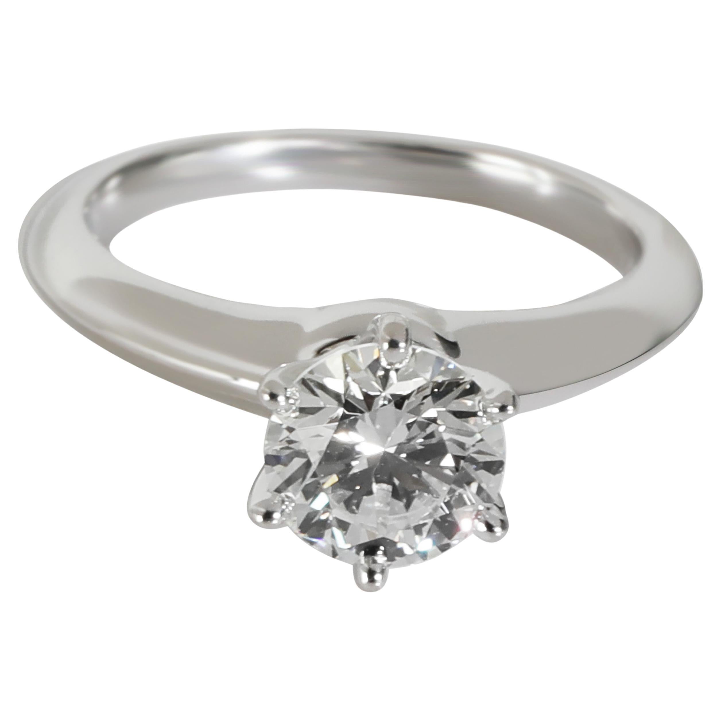 Tiffany & Co. Tiffany Anillo de compromiso solitario en  Platino H VS2 1,02 CTW