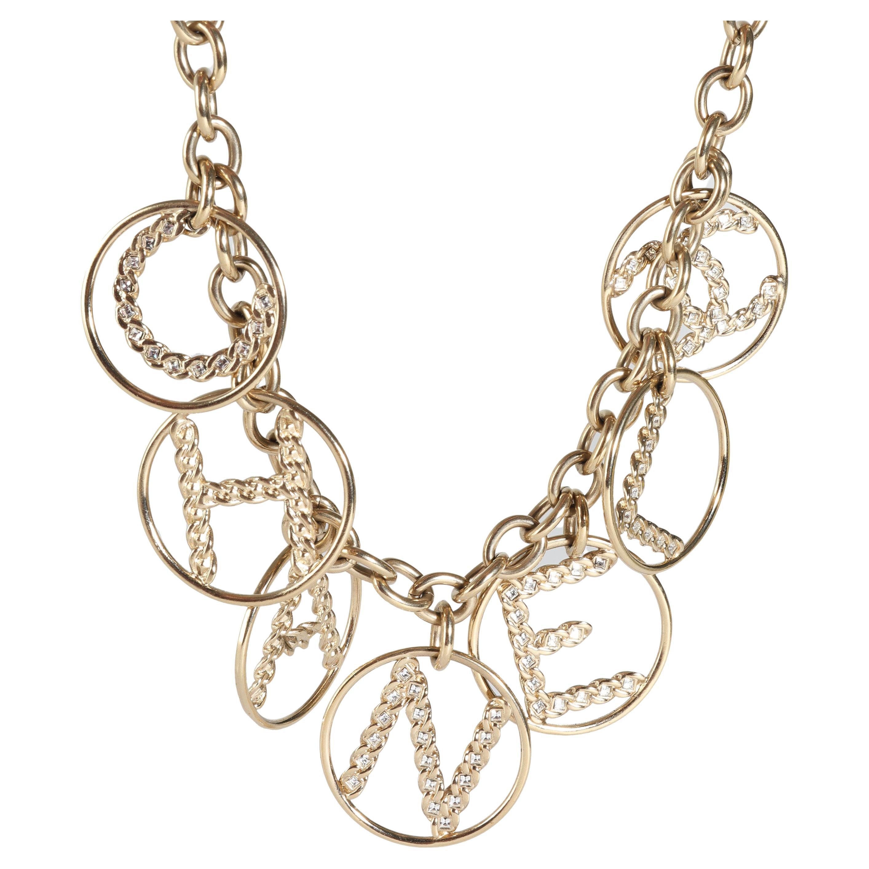 Collar Chanel 2009 en  Chapado en oro