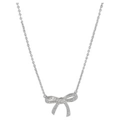 Tiffany & Co. Pendentif arc en diamant en platine 0,27 CTW