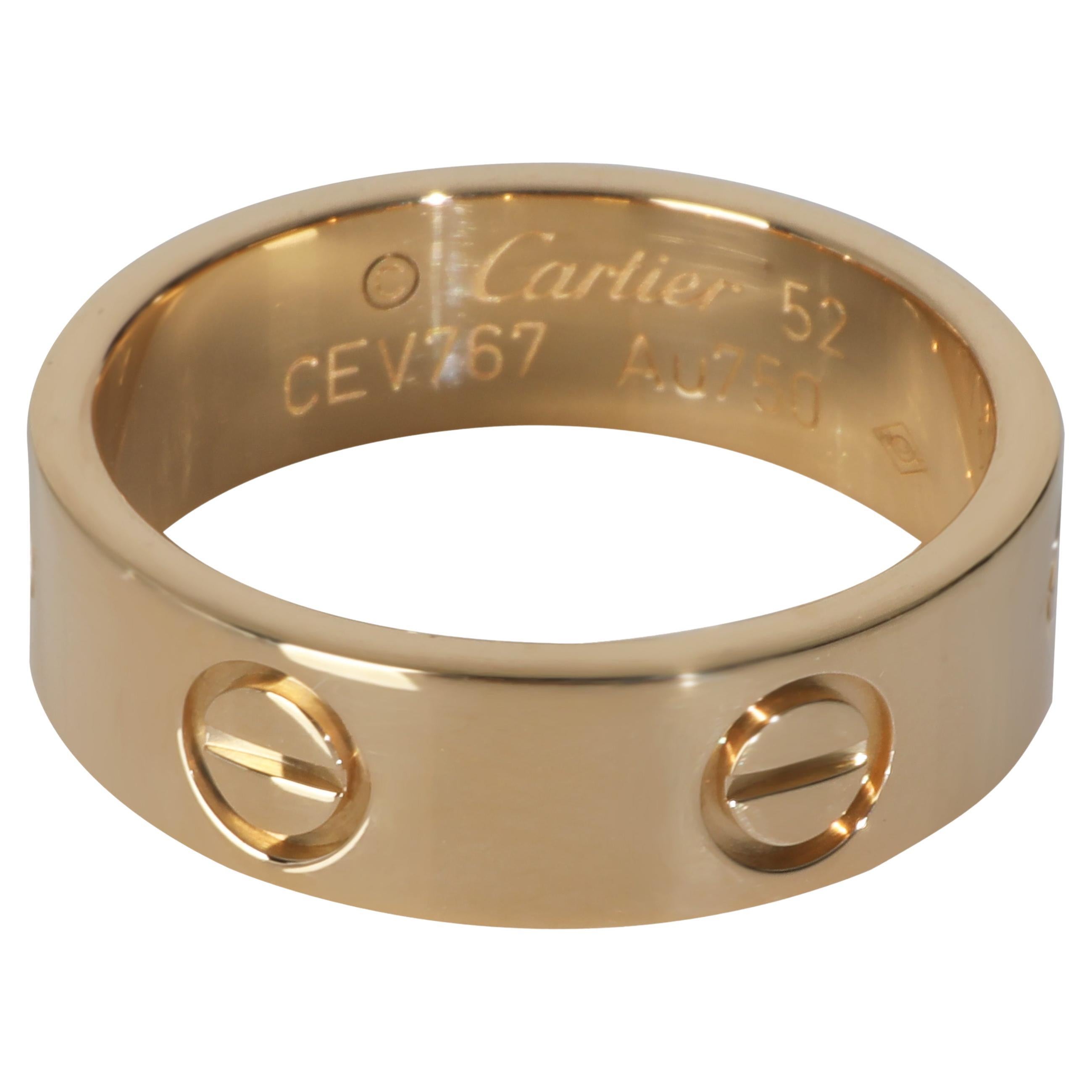 Cartier Oro Amarillo  Anillo de amor