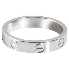 Anillo Cartier Oro Blanco Pequeño Modelo Amor