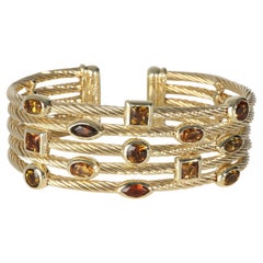 David Yurman Oro Amarillo  Pulsera Confetti 5 filas