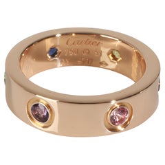 Cartier Roségold  Regenbogen Edelstein Love Ring