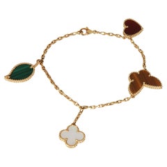 Van Cleef & Arpels Gelbgold  Glückliches Alhambra-Armband