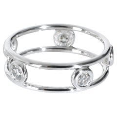Tiffany & Co. Platinum Diamond Elsa Peretti Diamond By The Yard Ring