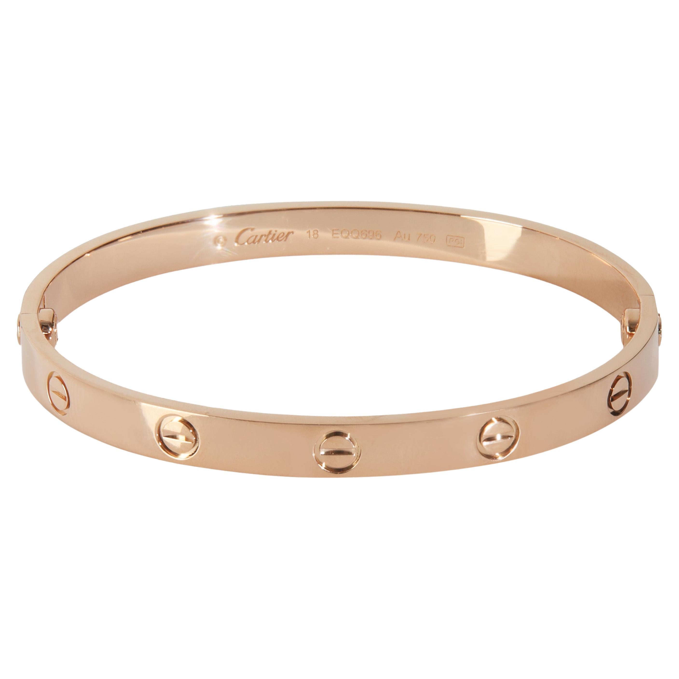 Cartier oro rosa  Bracciale dell'amore