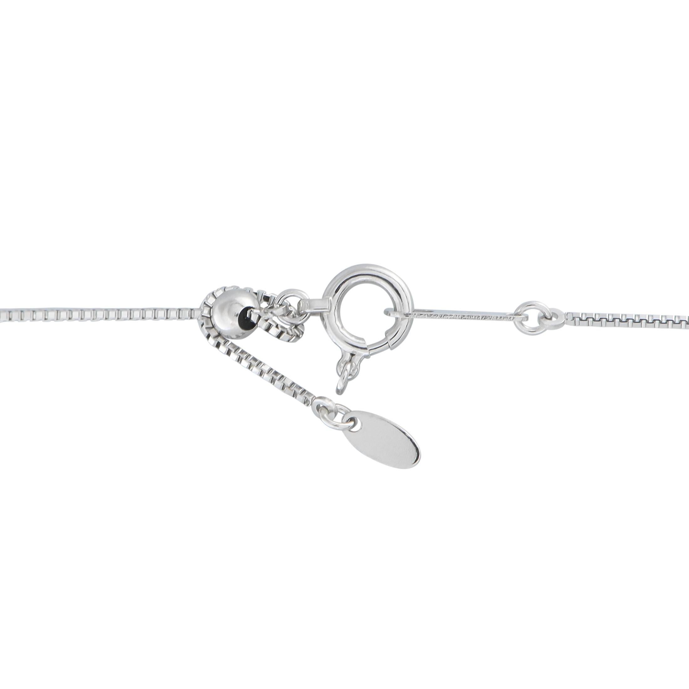 Taglio misto Collana in platino con diamante e smeraldo da 0,45 carati in vendita