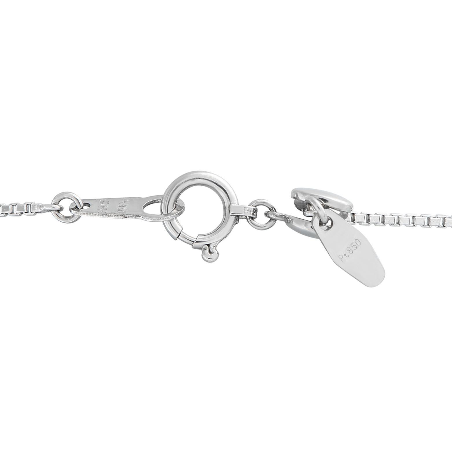 Taglio misto Collana in platino con diamanti naturali colorati da 3,44 carati in vendita