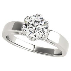 GIA 1,30ct Runder Solit