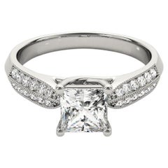 GIA 1.3ct Princess Entwined Trellis Pave
Solitaire White Gold Diamond Ring GIA 1.3ct Princess Entwined Trellis Pave
Solitaire White Gold Diamond Ring