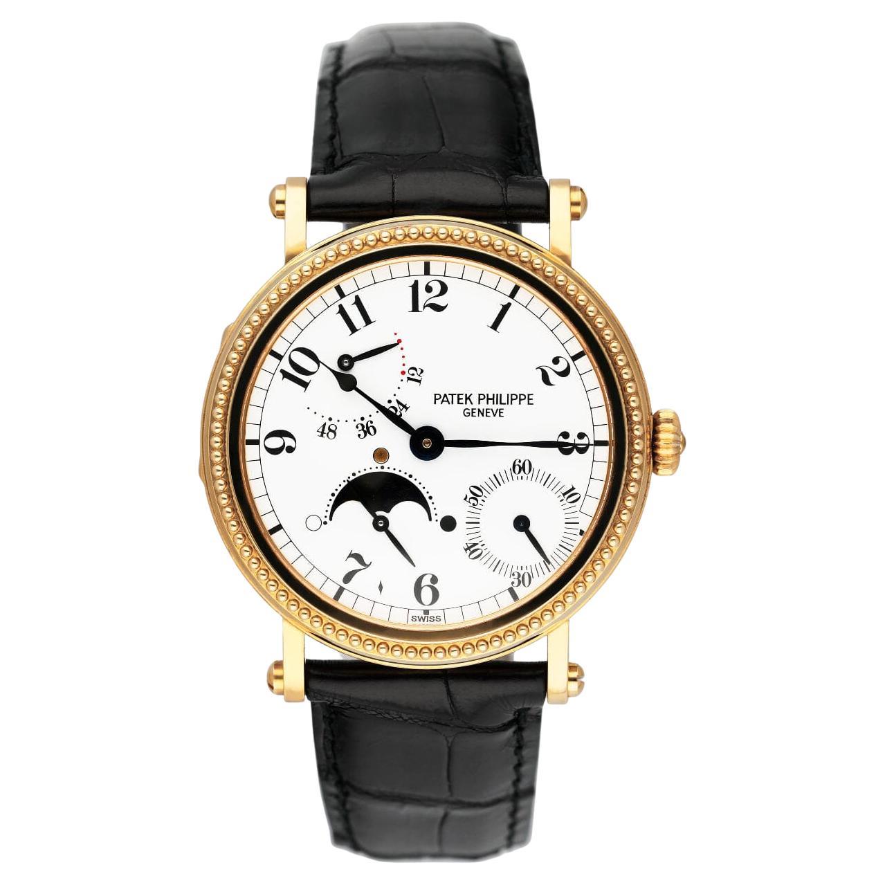 Patek Philippe Komplikationen 5015 Mondphase Herrenuhr mit Papieren