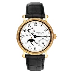 Patek Philippe Complications 5015 Moon Phase Mens Watch With Papers Vintage Patek Philippe Complications 5015 Moon Phase Mens Watch With Papers