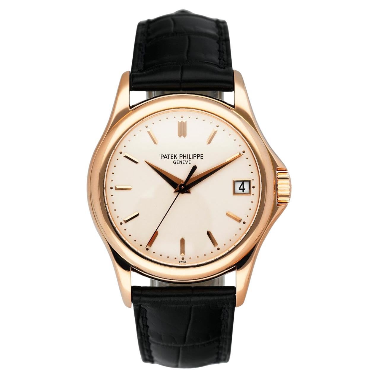 Patek Philippe Calatrava 5127R-001 Silbernes Zifferblatt Herrenuhr mit Papieren