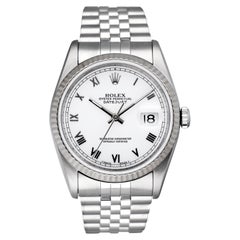 Rolex Datejust 16234 White Dial Mens Watch