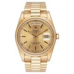 Rolex Day Date 18238 Champagne Dial Mens Watch