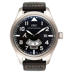 IWC Saint Exupery UTC Piloten IW326102 18k WG braunes Zifferblatt Herrenuhr Box Papiere