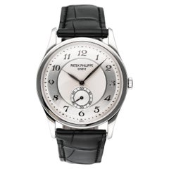 Patek Philippe 5196P-001 Silver Dial Platinum Mens Watch Box Papers