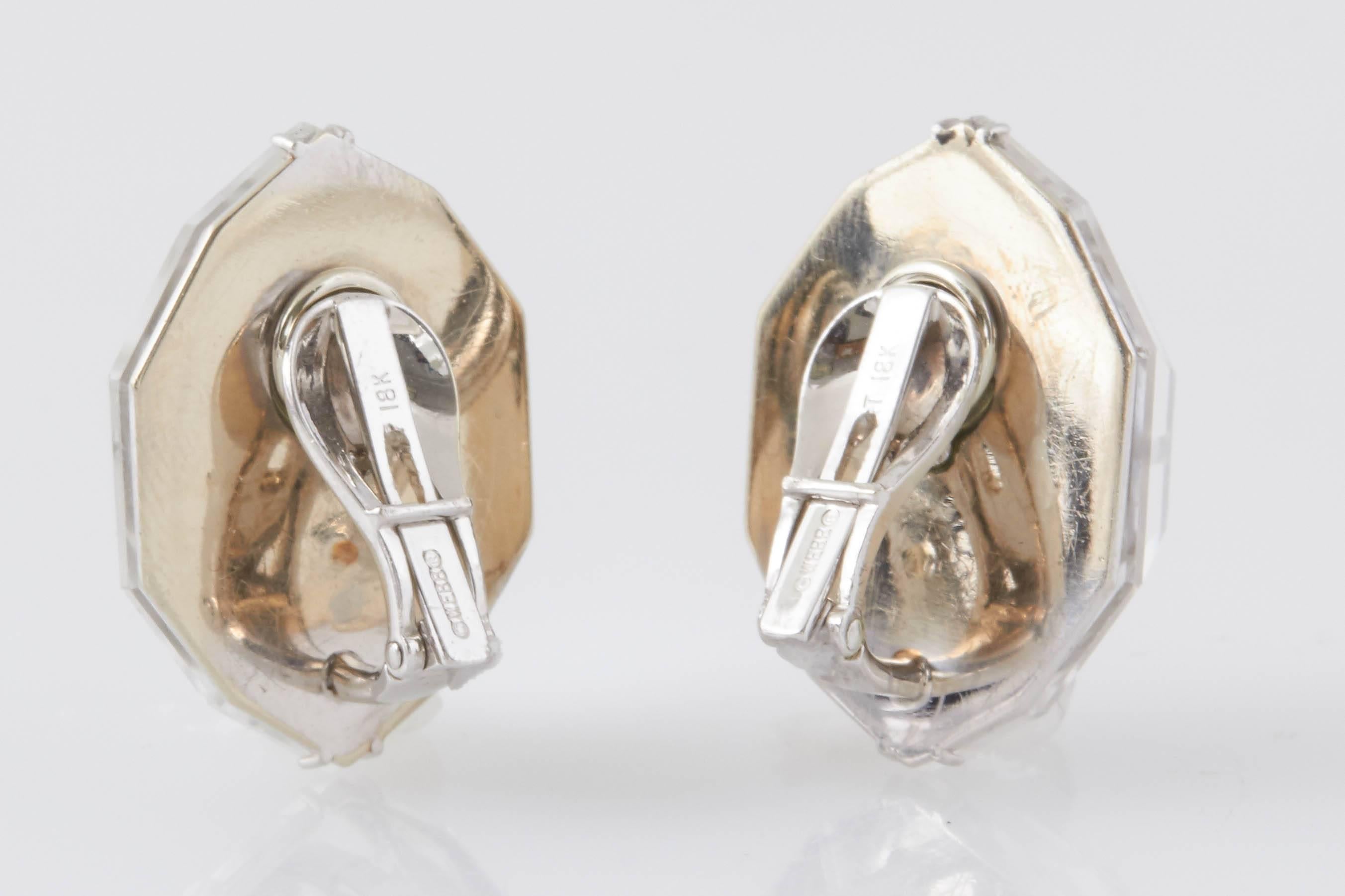 David Webb Rock Crystal Earrings For Sale 4
