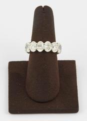 Oval Eternity Band