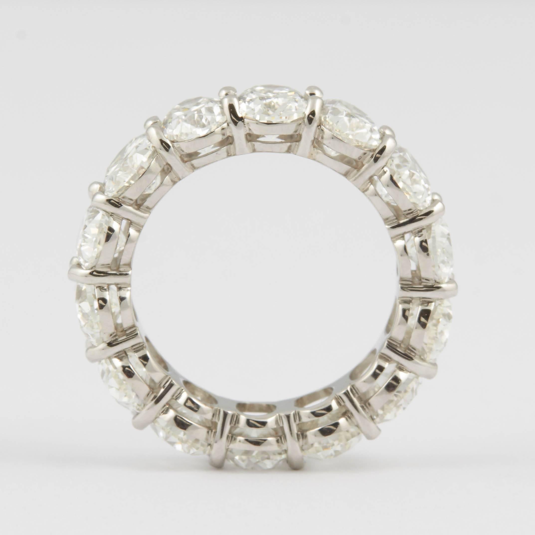 Oval Eternity Band In New Condition For Sale In New York, NY