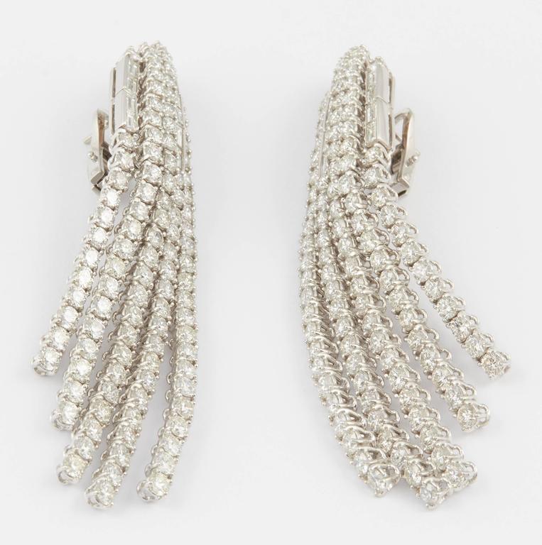 Diamond Dangle Chandelier Earrings For Sale at 1stDibs chandelier