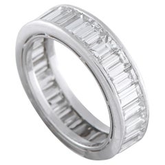 Harry Winston Platinum 5.40ct Diamond Eternity Band Ring
