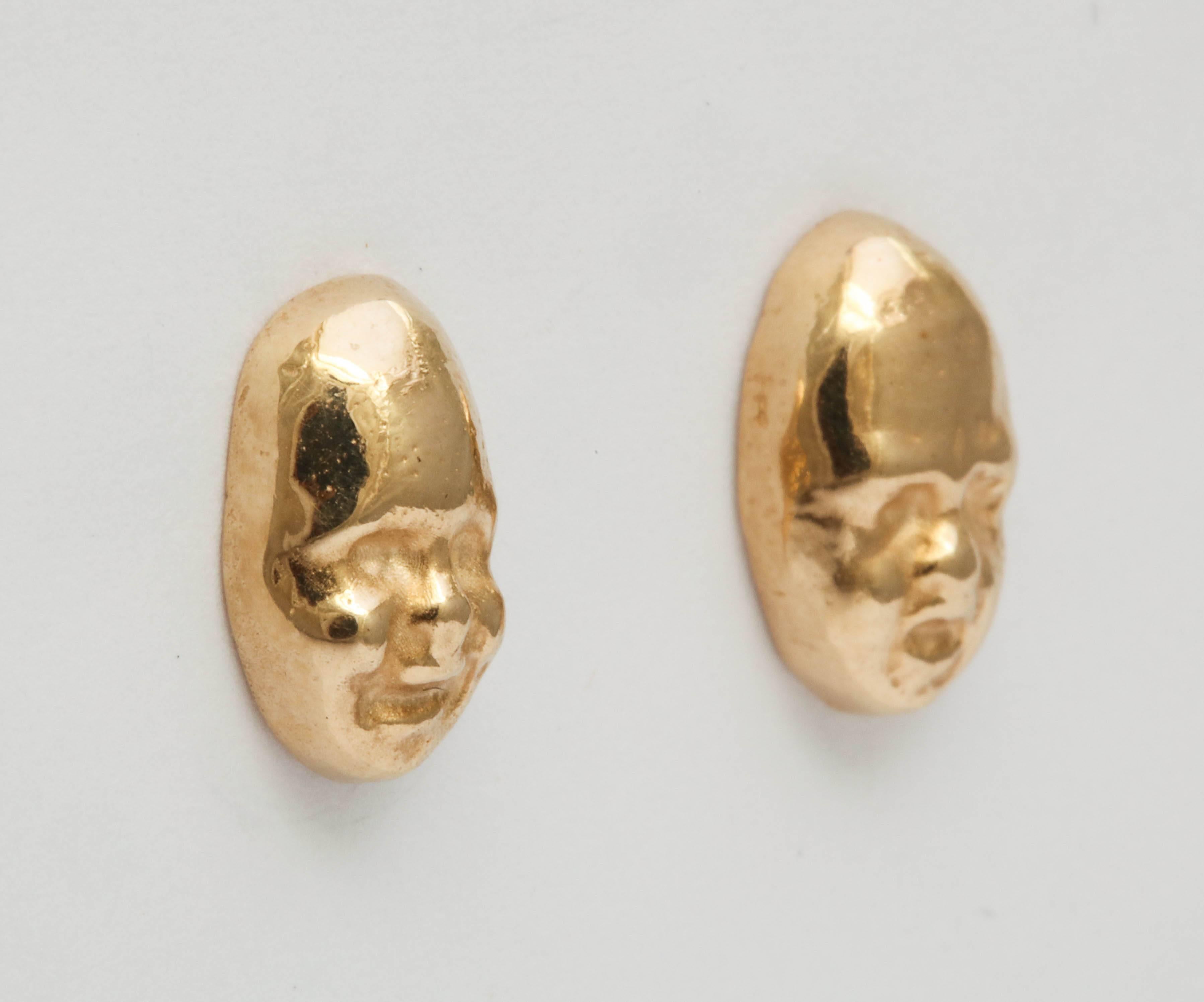 comedy and tragedy earrings