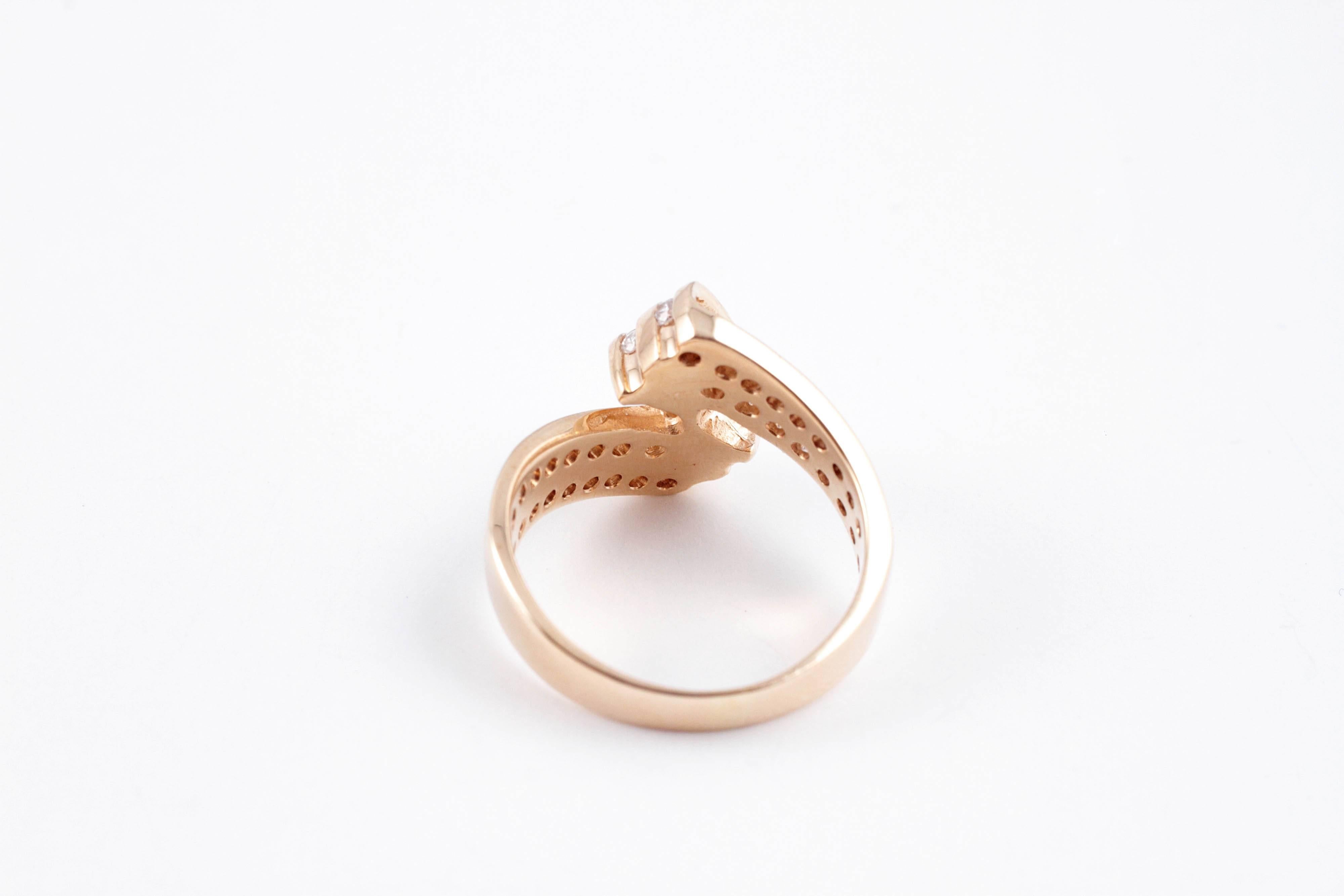 Diamond Yellow Gold Ring 1