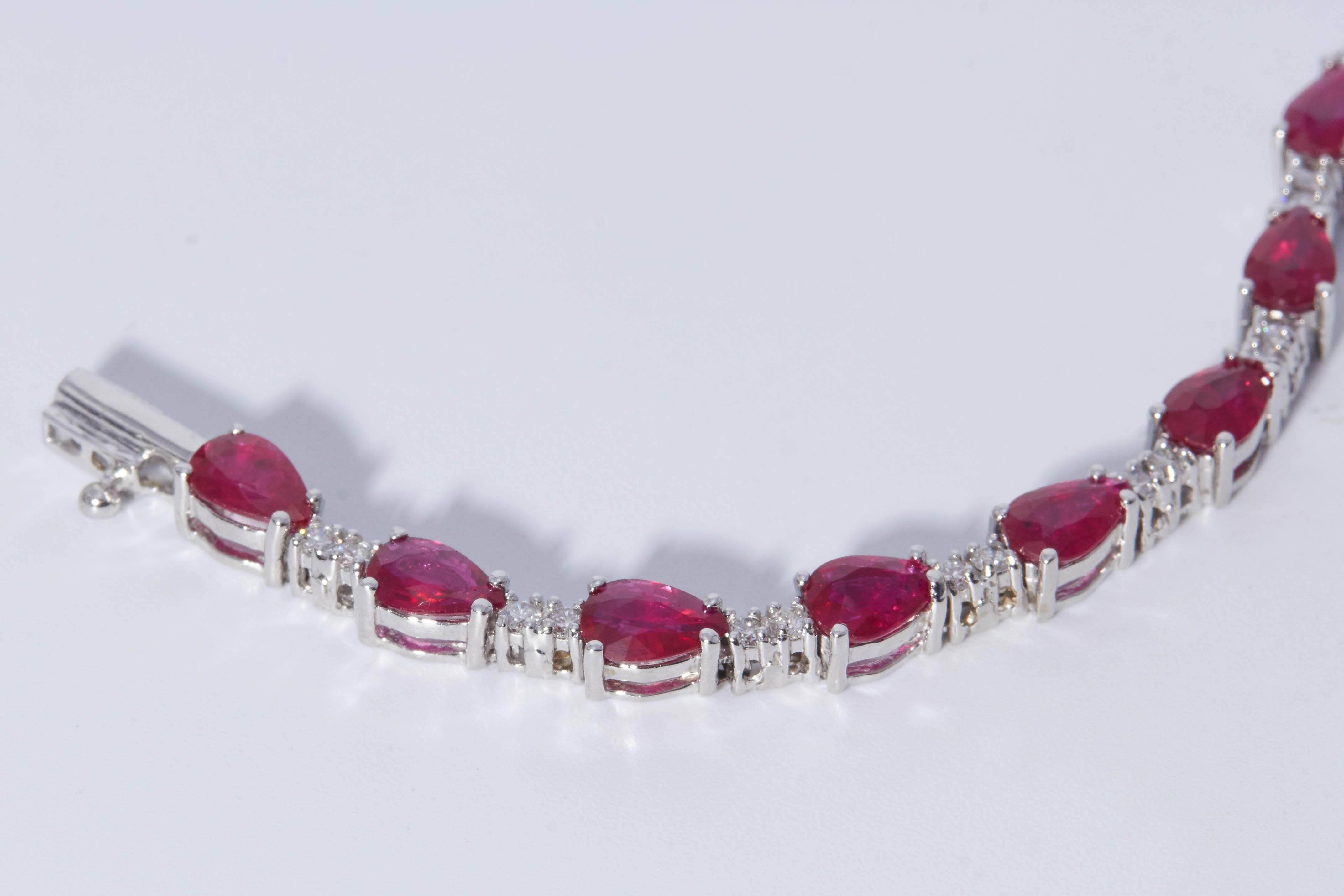 pear diamond bracelet